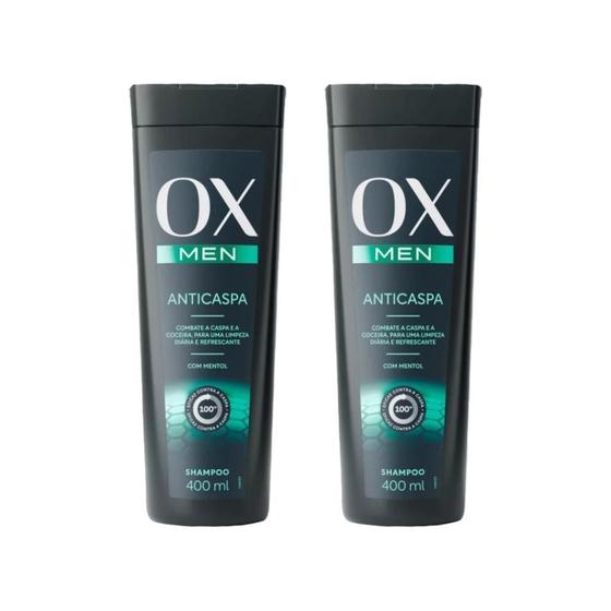 Imagem de Shampoo Ox 400Ml Men Anticaspa - Kit Com 2Un