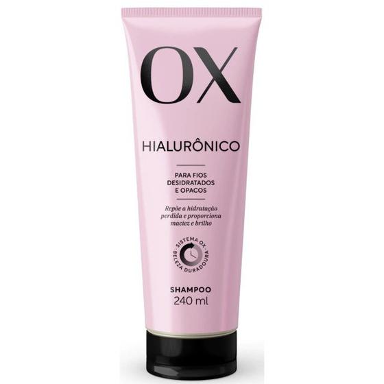 Imagem de Shampoo OX Hialurônico Fios Desidratados E Opacos 240ml