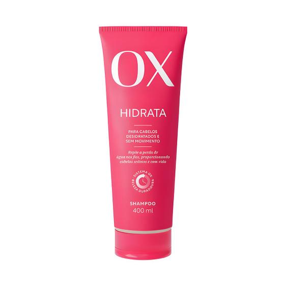 Imagem de Shampoo Ox Hidrata Para Cabelos Desidratados e Sem Movimento 400ml Ox