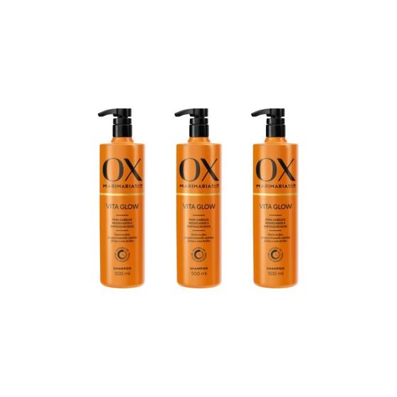 Imagem de Shampoo Ox Vita Glow Mari Maria 500Ml-Kit C/3Un