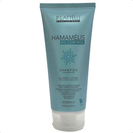 Imagem de Shampoo P'lattelli Hamamélis Oil Control 200ml