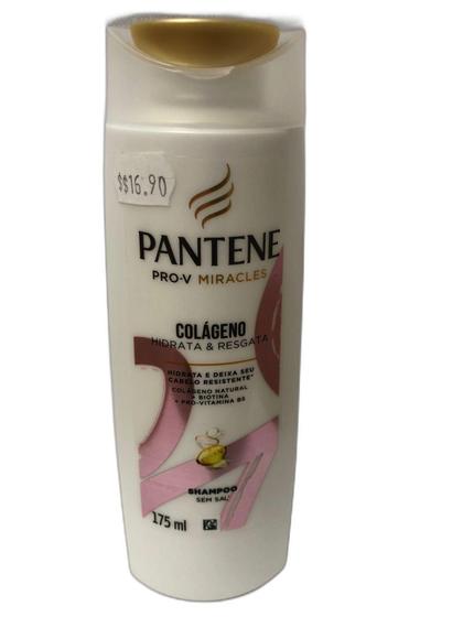 Imagem de Shampoo Pantene Colágeno Hidrata E Resgata 175Ml