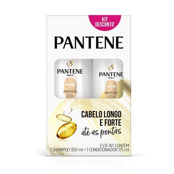 Imagem de Shampoo Pantene Hidratação 350ml + Condicionador 175ml