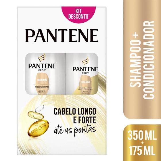 Imagem de Shampoo Pantene Hidratação 350ml + Condicionador 175ml 