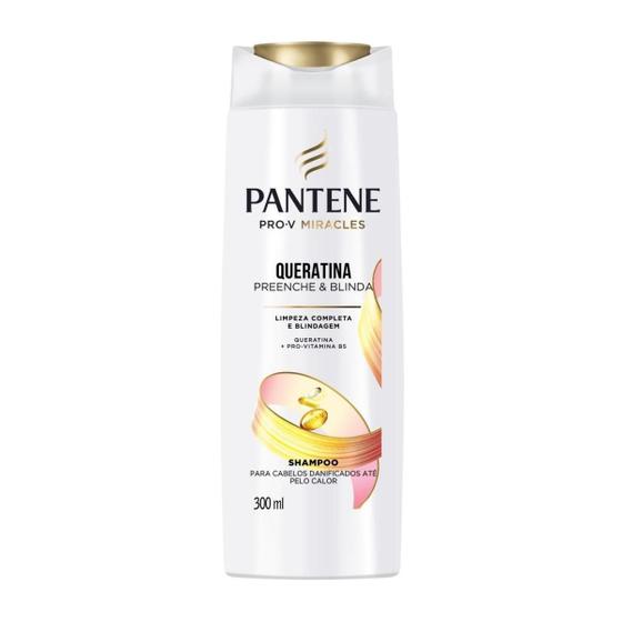 Imagem de Shampoo Pantene Pro-V Queratina Preenche E Blinda 300Ml