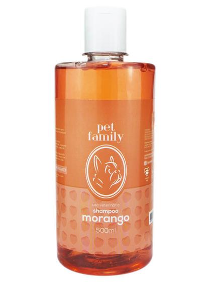 Imagem de Shampoo Para Banho Pet Cães E Gatos Fragrância Morango 500Ml