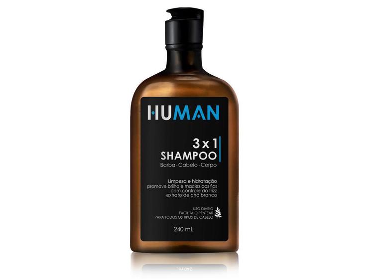 Imagem de Shampoo Para Barba 3x1, Barba, Cabelo E Corpo Human