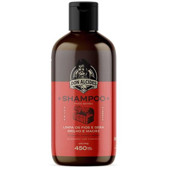 Imagem de Shampoo para Barba 450mL Essência Barba Negra Don Alcides