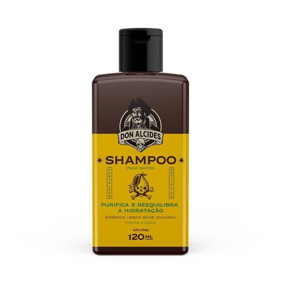 Imagem de Shampoo Para Barba Don Alcides Lemon Bone Siciliano