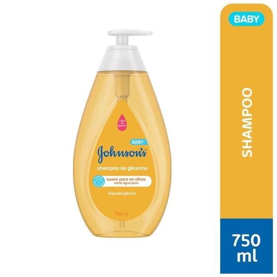 Imagem de Shampoo Para Bebê Johnson's Baby De Glicerina, 750mLl
