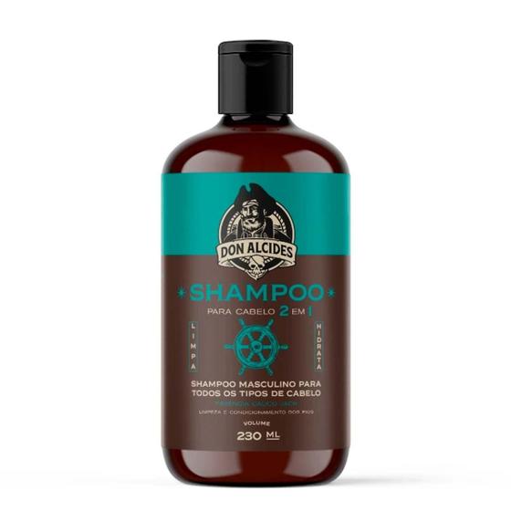 Imagem de Shampoo Para Cabelo 2 Em 1 Calico Jack 230Ml Don Alcides