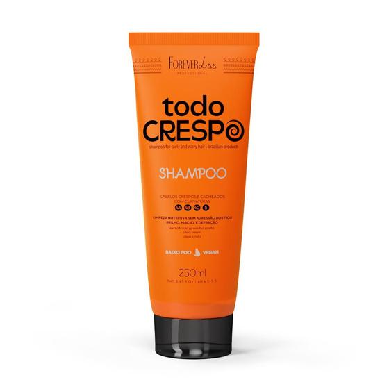 Imagem de Shampoo Para Cabelos Crespos Forever Liss 250ml