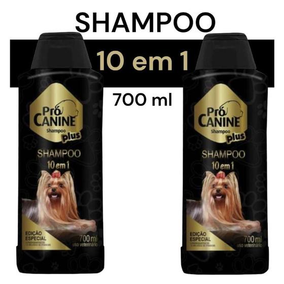 Imagem de Shampoo para Cachorro 10 em 1 PróCanine Plus - 700ml 