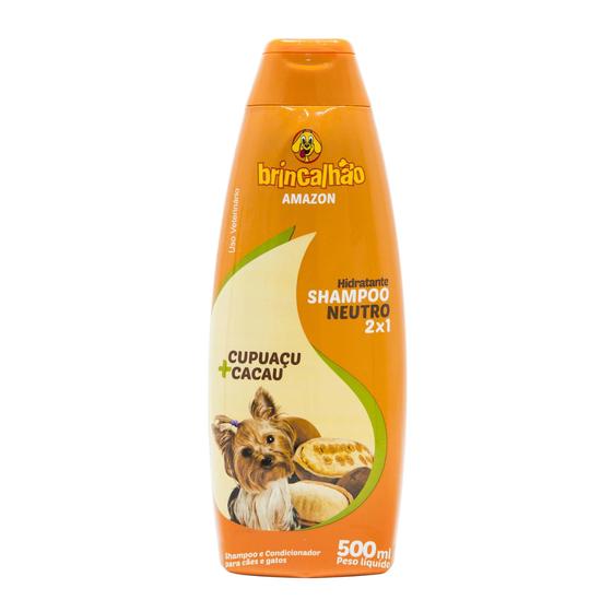 Imagem de Shampoo Para Cachorro Brincalhão Cupuaçu/Cacau 500ml Cheiroso Pet Feliz