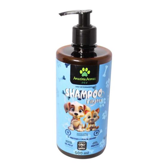 Imagem de Shampoo para Cães e Gatos 500ml: Limpeza Suave e Eficaz para Seus Pets