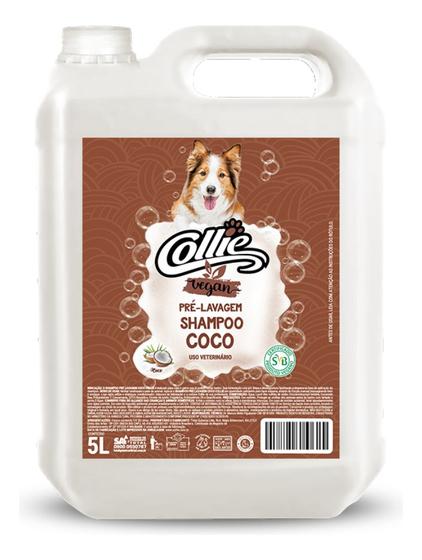 Imagem de Shampoo Para Cães E Gatos Pré-lavagem Aroma Coco Collie  5l