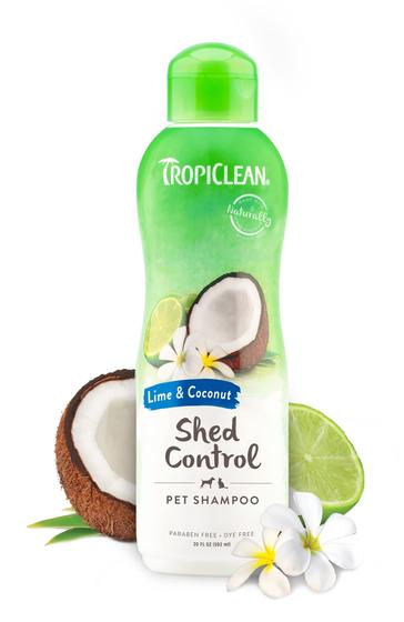 Imagem de Shampoo para cães TropicClean Lime & Coconut Deshedding 600 ml