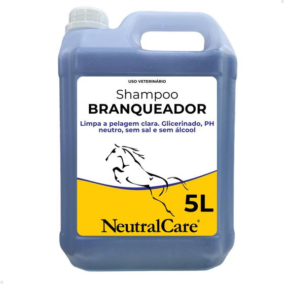 Imagem de Shampoo Para Cavalo Com Pelagem Clara 5 Litros