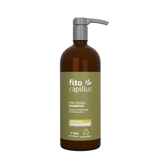 Imagem de Shampoo para  Couro Cabeludo Fito Capillus Fine Herbal 1L