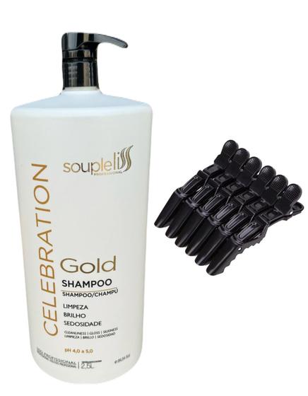 Imagem de Shampoo para Lavatório Souple Liss Gold Celebration 2,5L