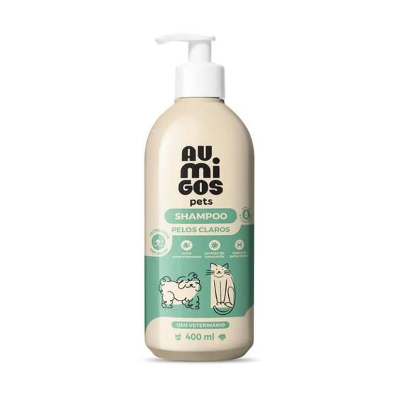 Imagem de Shampoo Pelos Claros Au.Migos Pets 400ml