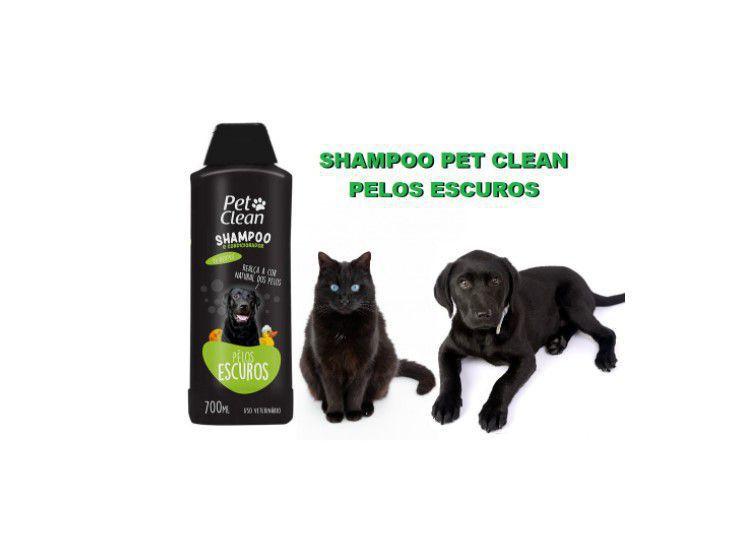 Imagem de Shampoo Pelos Escuros Pet Clean 700ml Cães Cachorros Pet