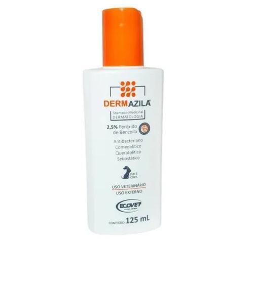 Shampoo Pet Cachorro Dermazila Dermatológico Dermatite 125Ml Ecovet