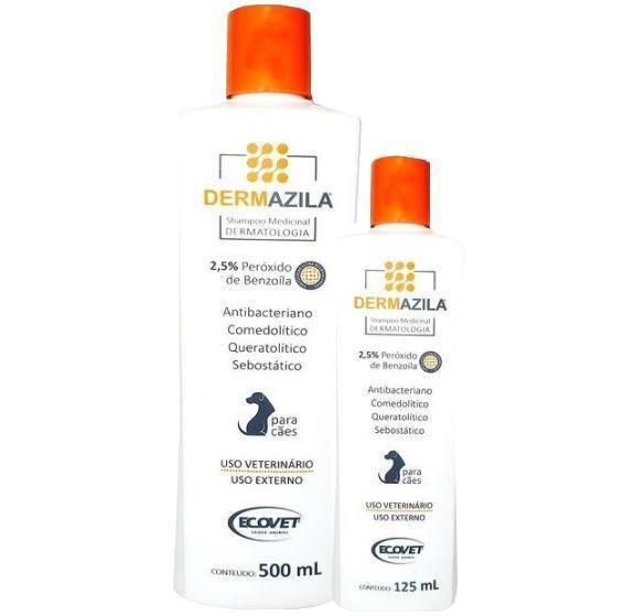 Shampoo Pet Cachorro Dermazila Dermatológico Dermatite 500Ml Ecovet