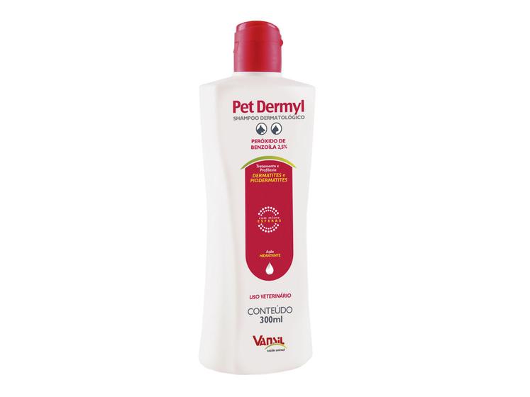 Shampoo Pet Dermyl 300ml VANSIL Shampoo e Condicionador para Gato Magazine Luiza