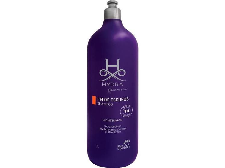 Shampoo Pet Society Hydra Pelos Escuros 1 Litro Outros Pet Shop