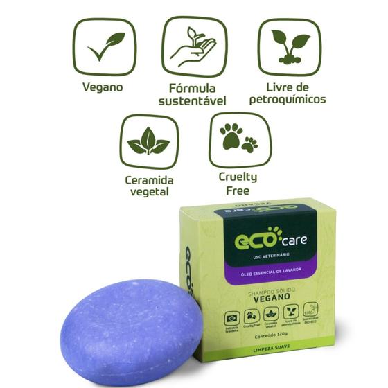 Imagem de Shampoo Pet Sólido Vegano de Lavanda Eco Care