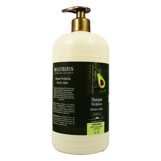 Imagem de Shampoo Pós Química Abacate E  Jojoba 1l - Bio Extratus