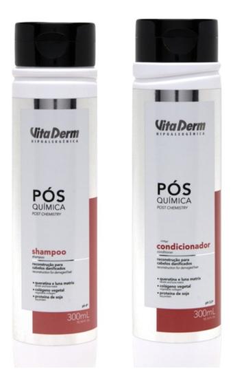 Imagem de Shampoo Pós Quimica Com Proteção Da Cor e Condicionador Pos Quimica Com Proteção Da Cor