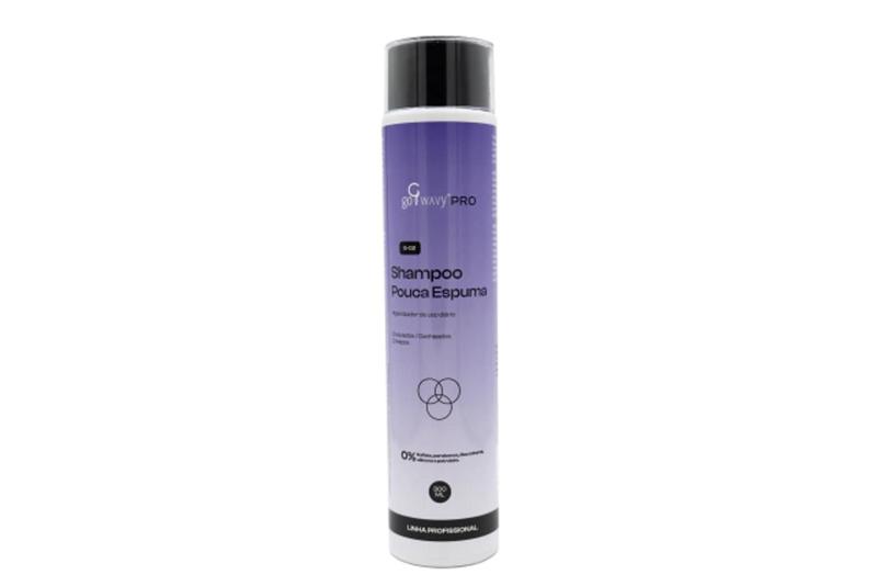 Imagem de Shampoo Pouca Espuma - Cabelos Ondulados, cacheados e Crespos - Go Wavy - 300 ml