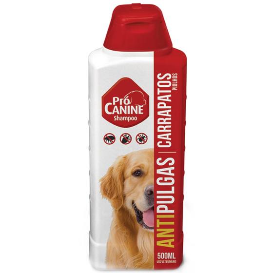 Imagem de Shampoo Pró Canine Anti Pulgas e Carrapatos 500ml