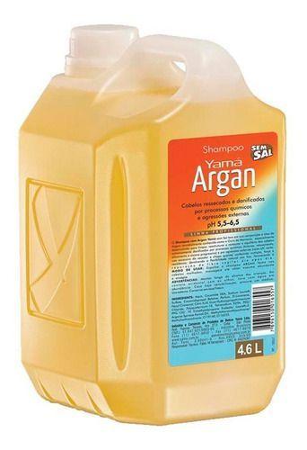 Imagem de Shampoo Profissional Sem Sal Argan Galão 4,6l Yamá