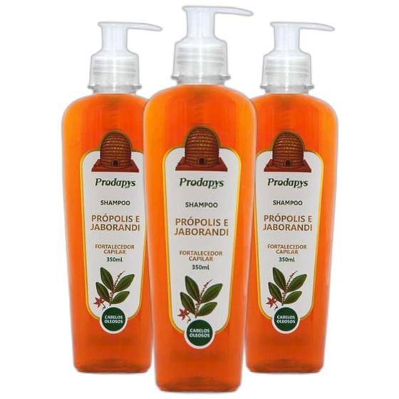 Imagem de Shampoo Própolis E Jaborandi 350Ml Kit Com 3