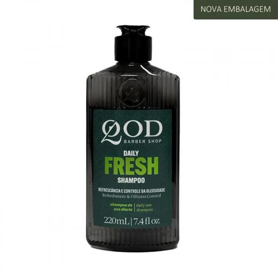 Imagem de Shampoo Qod Para Cabelos Oleosos The Daily Fresh 220ml