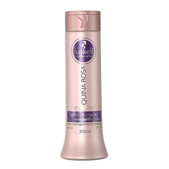 Imagem de Shampoo Quina Rosa Para Cabelos Danificados 300ml Haskell
