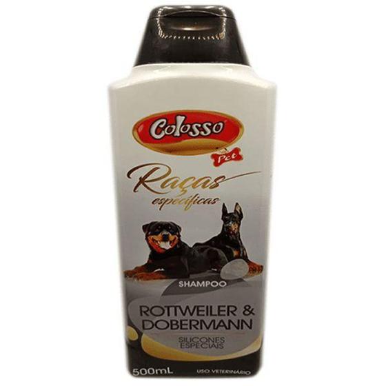 Shampoo Raças Colosso Pet Rottweile e Dobermann 500 ml Outros Pet