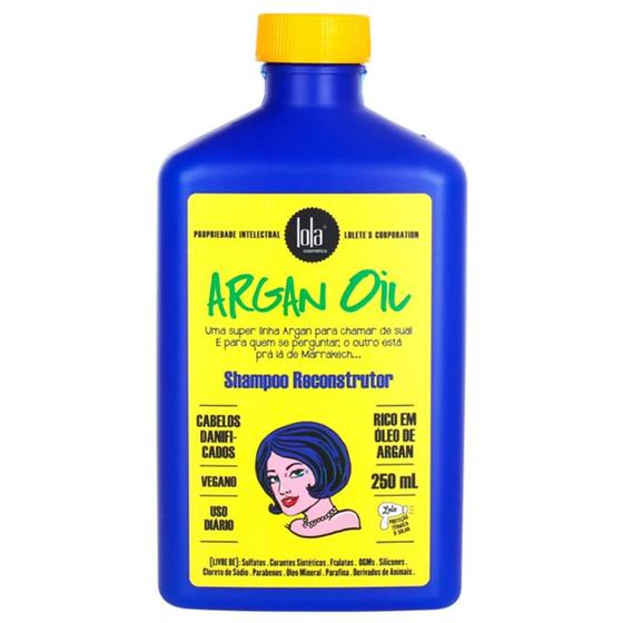 Imagem de Shampoo Reconstrutor Argan Oil 250 ml - Lola