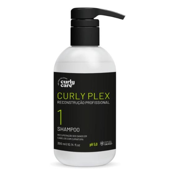 Imagem de Shampoo Reconstrutor Curly Plex 300mL - Curly Care