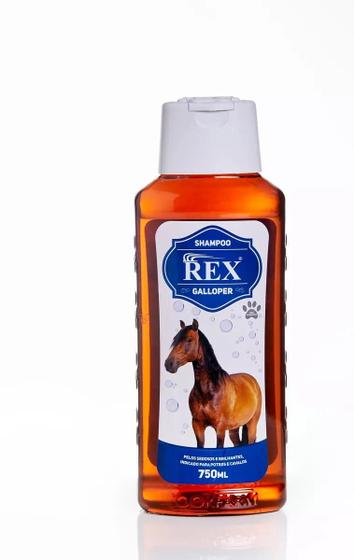 Imagem de Shampoo rex para cavalos e potros galloper 500 ml