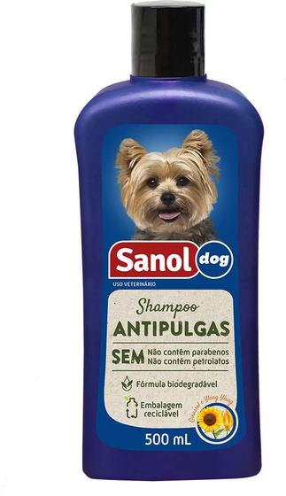 Imagem de Shampoo Sanol Dog Antipulgas - 500mL