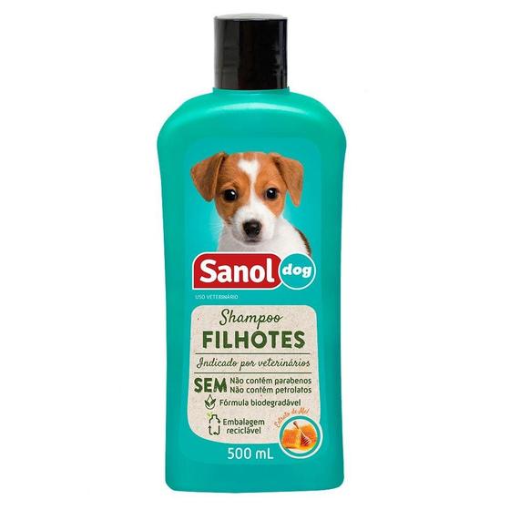 Imagem de Shampoo Sanol Dog Filhotes para Cães - 500 mL