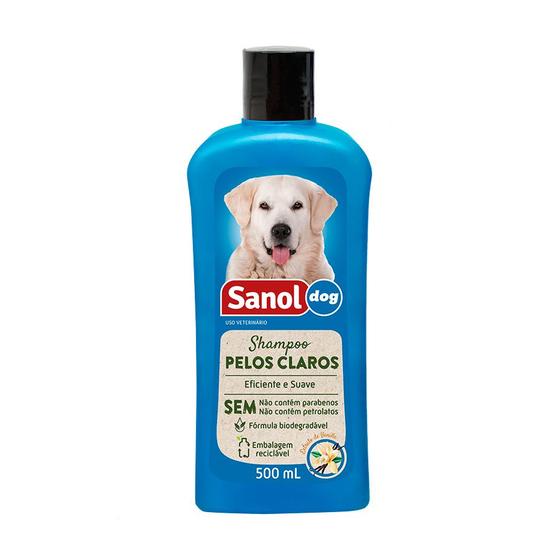 Imagem de Shampoo Sanol Dog Pelos Claros - 500mL