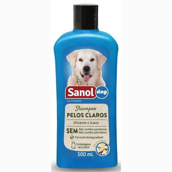 Imagem de Shampoo Sanol Pelos Claros Dog 500ml '