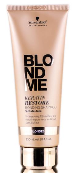 Imagem de Shampoo Schwarzkopf Professional BlondMe Keratin Restore Blog