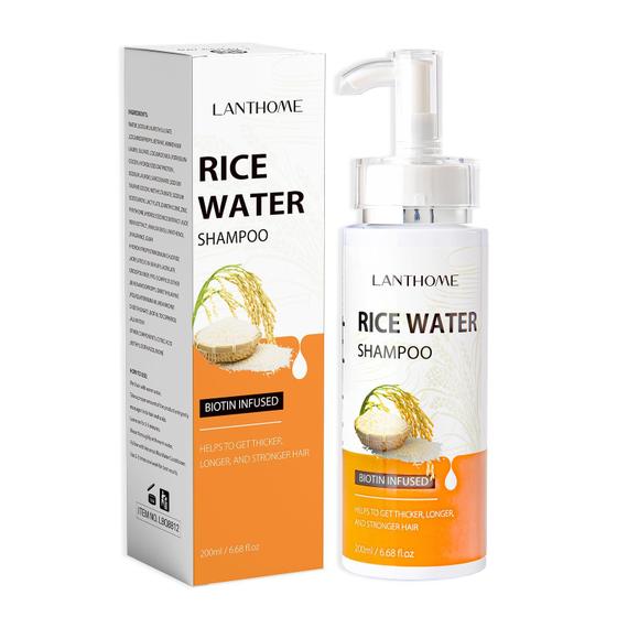 Imagem de Shampoo SCTHRL com Água de Arroz - Tratamento para Crescimento e Queda de Cabelo