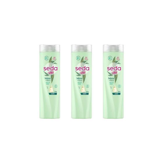 Imagem de Shampoo Seda 325Ml Babosa Oleos-Kit C/3Un